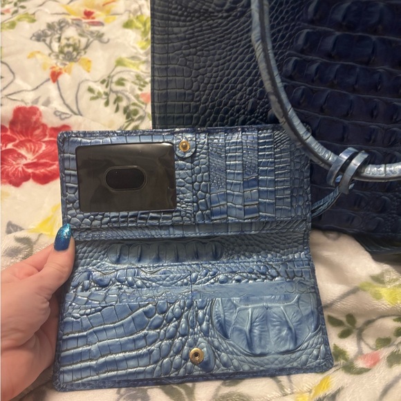 Brahmin Bag- Caroline -Electric Blue Ombré Melbourne - Picture 3 of 7